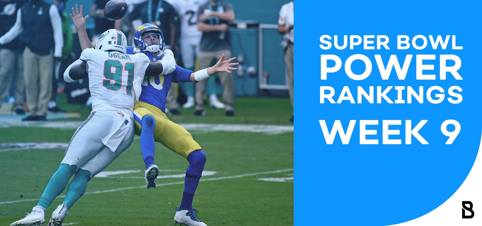 NFL Power Rankings Week 9 Bovada Sportsbook